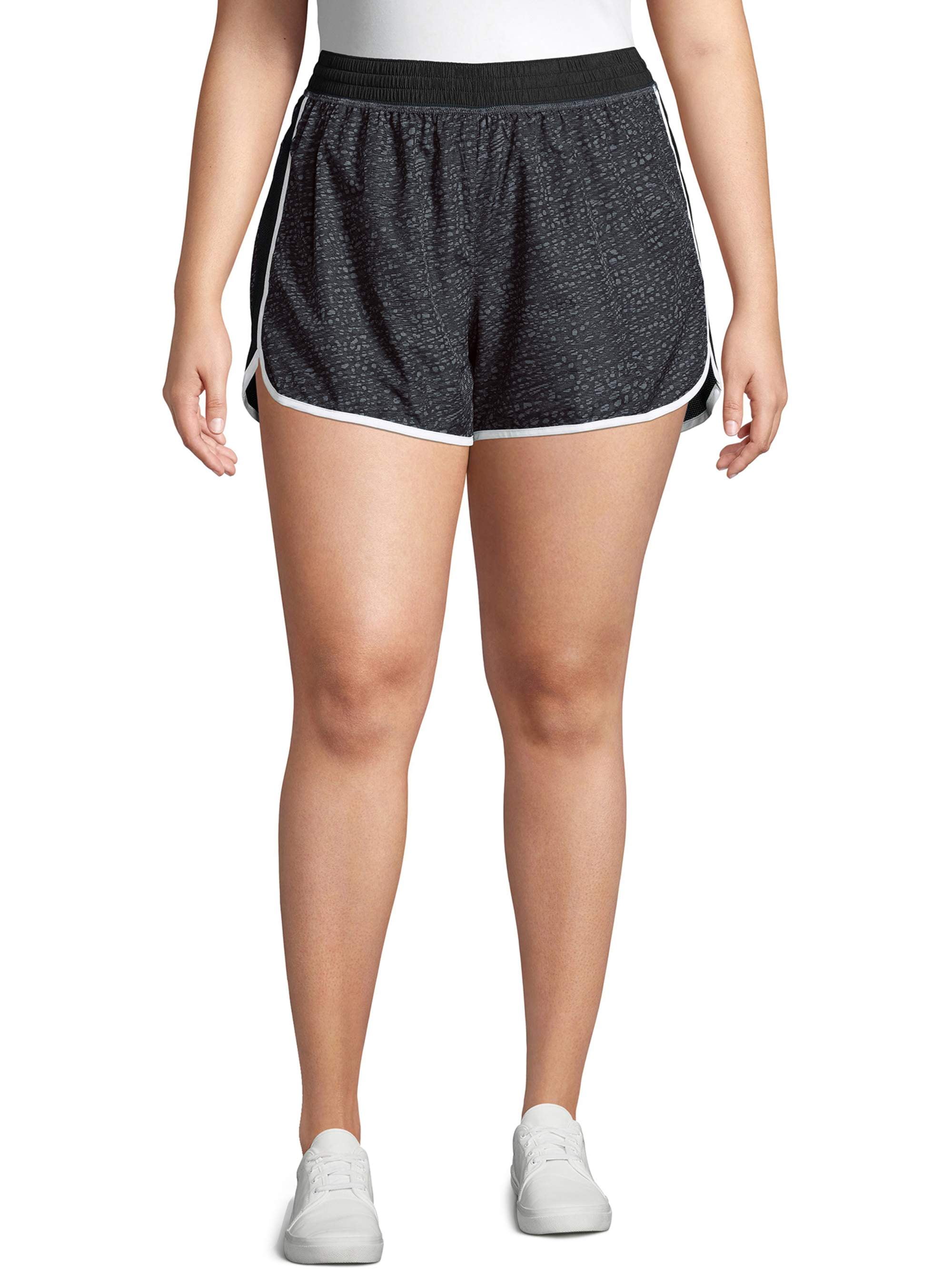 Plus Size Active Run Shorts - Walmart ...